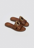 Σανδάλια δερμάτινα με διακοσμητικό Iris Sandals