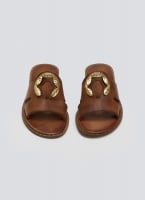 Σανδάλια δερμάτινα με διακοσμητικό Iris Sandals