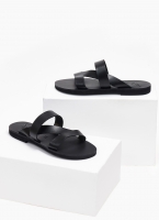 Σανδάλια δερμάτινα με ιδιαίτερες φάσες Iris Sandals