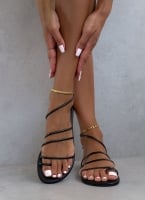 Σανδάλια δερμάτινα με λεπτά λουράκια Iris Sandals