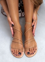 Σανδάλια δερμάτινα με λεπτά λουράκια Iris Sandals