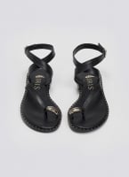 Σανδάλια δερμάτινα με μέταλλο Iris Sandals