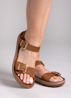 Σανδάλια δερμάτινα με μπαρέτα PANAGIOTA FANTASY SANDALS