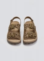 Σανδάλια δερμάτινα με print FABIOLA FANTASY SANDALS