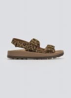 Σανδάλια δερμάτινα με print FABIOLA FANTASY SANDALS