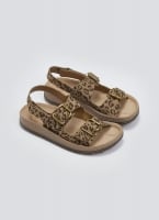 Σανδάλια δερμάτινα με print FABIOLA FANTASY SANDALS