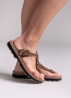 Σανδάλια δερμάτινα με print MIRABELLA FANTASY SANDALS