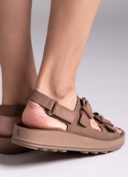 Σανδάλια δερμάτινα με τοκάδες FABIOLA FANTASY SANDALS