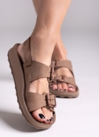 Σανδάλια δερμάτινα με τοκάδες FABIOLA FANTASY SANDALS