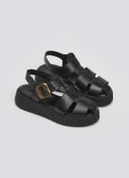 Σανδάλια fisherman flatforms δερμάτινα Tfp