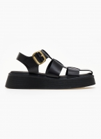 Σανδάλια flatforms fisherman από γνήσιο δέρμα Ragazza 01231