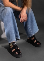 Σανδάλια flatforms fisherman από γνήσιο δέρμα Ragazza 01231