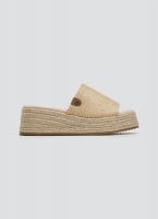 Σανδάλια flatforms από ψάθα Refresh 172667