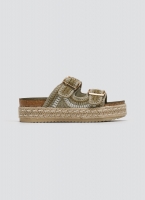 Σανδάλια flatforms από σχοινί Refresh172760