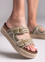 Σανδάλια flatforms από σχοινί Refresh172760