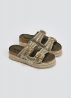 Σανδάλια flatforms από σχοινί Refresh172760