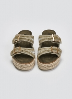 Σανδάλια flatforms από σχοινί Refresh172760