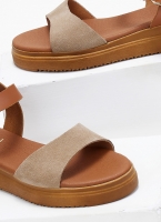 Σανδάλια flatforms δερμάτινα Estil