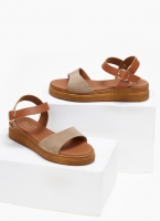 Σανδάλια flatforms δερμάτινα Estil