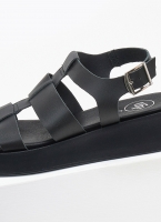 Σανδάλια flatforms δερμάτινα gladiator tfp