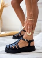 Σανδάλια flatforms δερμάτινα fisherman Iris Sandals
