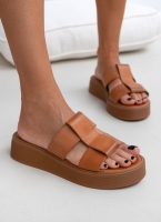 Σανδάλια flatforms δερμάτινα Iris Sandals