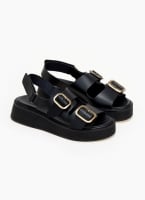 Σανδάλια flatforms δερμάτινα με velcro Iris Sandals