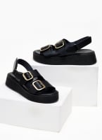 Σανδάλια flatforms δερμάτινα με velcro Iris Sandals