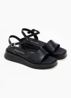 Σανδάλια flatforms δερμάτινα Ragazza 01160