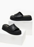 Σανδάλια flatforms δερμάτινα Ragazza 01235