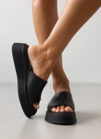 Σανδάλια flatforms δερμάτινα Ragazza 01235