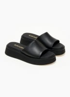 Σανδάλια flatforms δερμάτινα Ragazza 01235