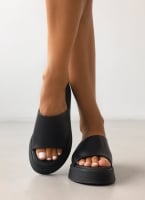 Σανδάλια flatforms δερμάτινα Ragazza 01235