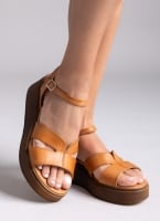 Σανδάλια flatforms δερμάτινα TFP