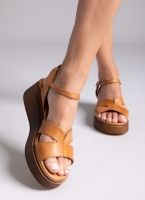 Σανδάλια flatforms δερμάτινα TFP