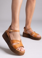 Σανδάλια flatforms δερμάτινα TFP