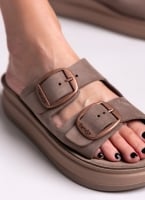 Σανδάλια flatforms δερμάτινα ZEFI FANTASY SANDALS