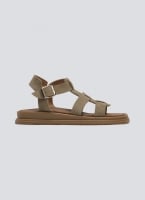 Σανδάλια flatforms καστόρινα gladiator Estil