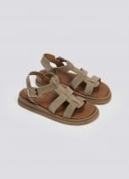 Σανδάλια flatforms καστόρινα gladiator Estil
