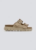 Σανδάλια flatforms καστόρινα MARIAMARE
