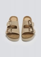 Σανδάλια flatforms καστόρινα MARIAMARE