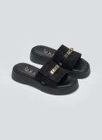 Σανδάλια flatforms καστόρινα με λουράκι iris