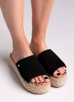 Σανδάλια flatforms καστόρινα Xti 143639