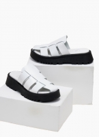Σανδάλια flatforms fisherman από γνήσιο δέρμα TFP