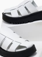 Σανδάλια flatforms fisherman από γνήσιο δέρμα TFP