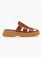 Σανδάλια flatforms fisherman από γνήσιο δέρμα TFP