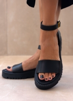 Σανδάλια flatforms με μπαρέτα TFP