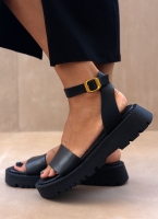 Σανδάλια flatforms με μπαρέτα TFP