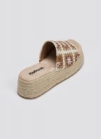 Σανδάλια flatforms με πλεκτό σχέδιο Refresh 172842