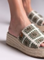 Σανδάλια flatforms με πλεκτό σχέδιο Refresh 172842